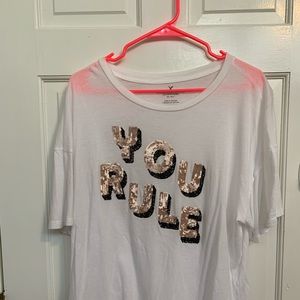 American Eagle sequin top